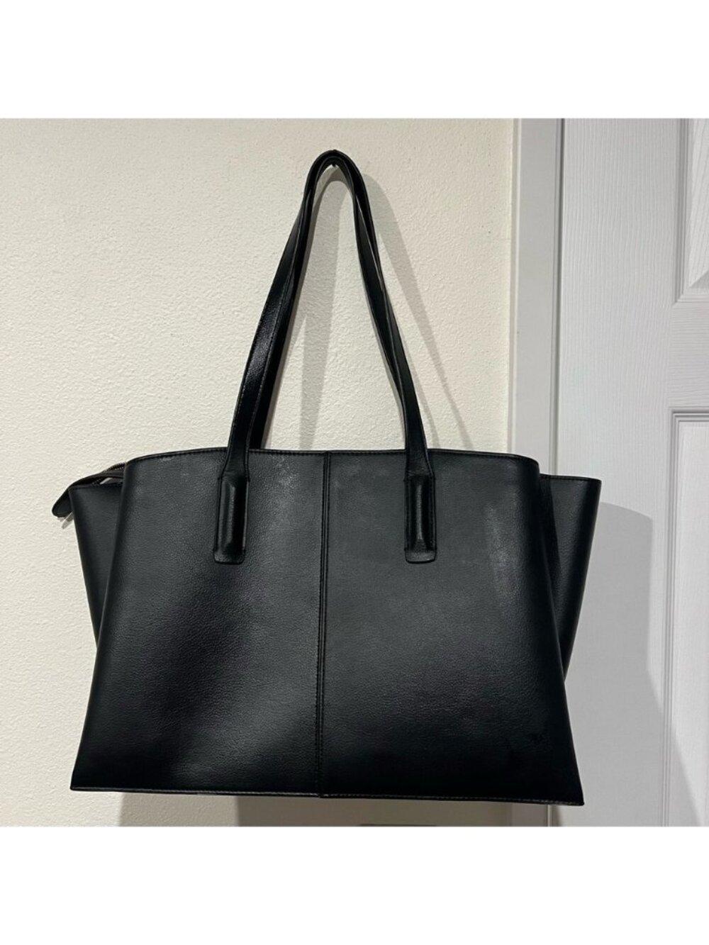 Freja New York Leather Paloma Black Tote NWOT